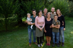 Familie Roest kwam gezellig langs