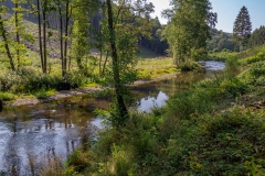 de rivier de Ourthe