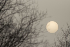 Door saharazand kon je de zon fotograferen zonder verblind te worden