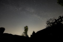 De melkweg vanuit Karels tuin