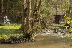 Opa met zijn gebroken schouder