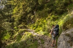 Sentier Des Roches, of zoals iemand op tripadvisor zegt: "Absoluut mooie vergezichten maar wat een pad. Leuk als je levensmoe bent of hoefjes hebt."