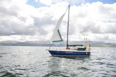 Zeilboot in Menai strait