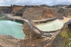 De Préalle steengroeve in Heyd (kalksteen en dolomiet)