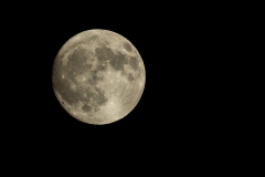 Volle maan, hoewel erg mooi wel lastig met sterren kijken