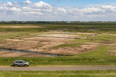 uitzicht over het grillige landschap